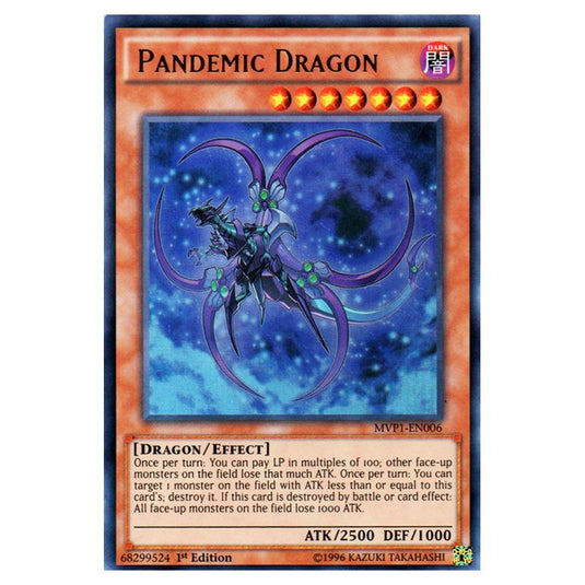 Yu-Gi-Oh! - Yu-Gi-Oh! The Dark Side of Dimensions Movie Pack - Pandemic Dragon (Ultra Rare) MVP1-EN006