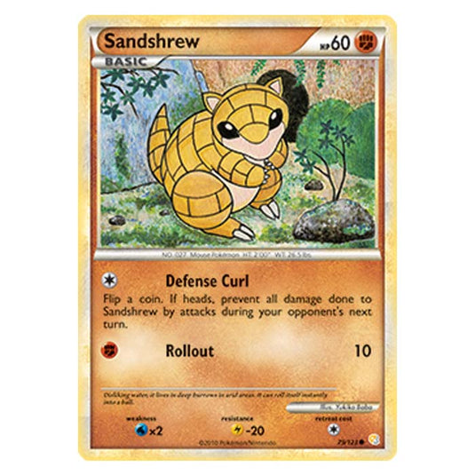 Pokemon - HGSS - Sandshrew - 79/123