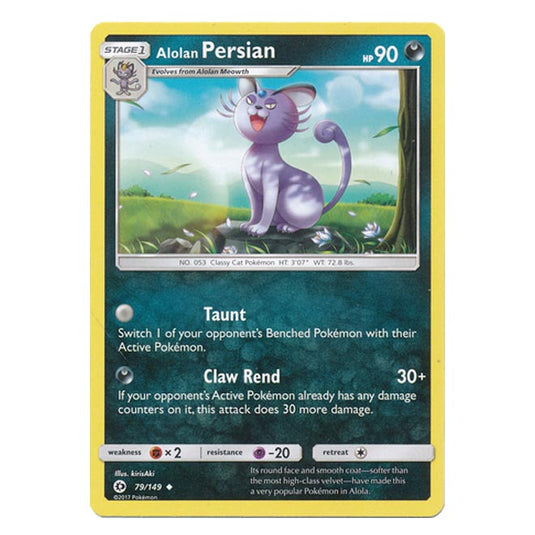 Pokemon - Sun & Moon - Base Set - Alolan Persian - 79/149