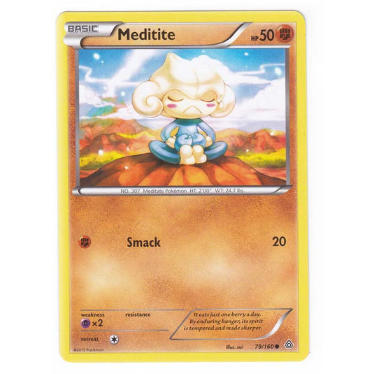 Pokemon - XY Primal Clash - Meditite - 79/160