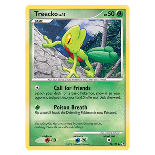 Pokemon - Diamond And Pearl Stormfront - Treecko - 79/100