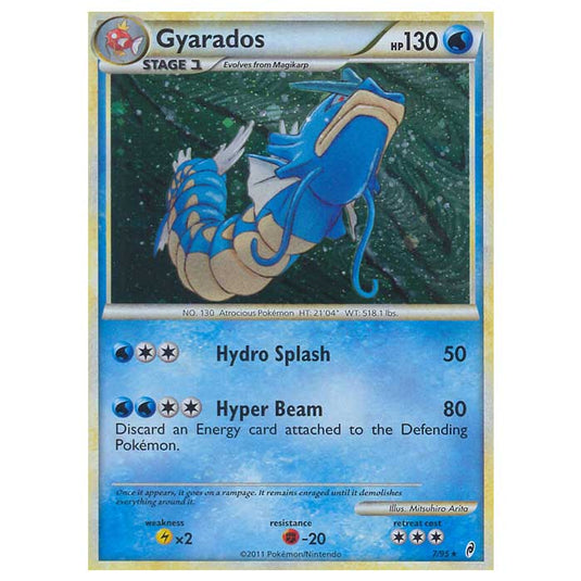 Pokemon - Call of Legends - Gyarados 7/95