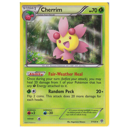 Pokemon - Black & White - Plasma Storm - Cherrim - 007/135