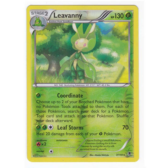 Pokemon - XY Phantom Forces - (Reverse Holo) - Leavanny - 7/119