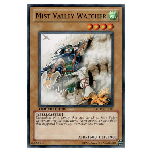 Yu-Gi-Oh! - Gold Series 3 - Mist Valley Watcher (Common) GLD3-EN001