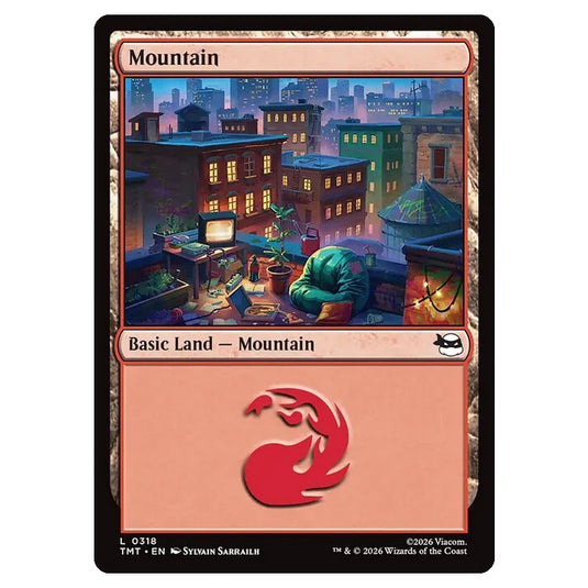 Magic The Gathering - Teenage Mutant Ninja Turtles - Mountain - 0318