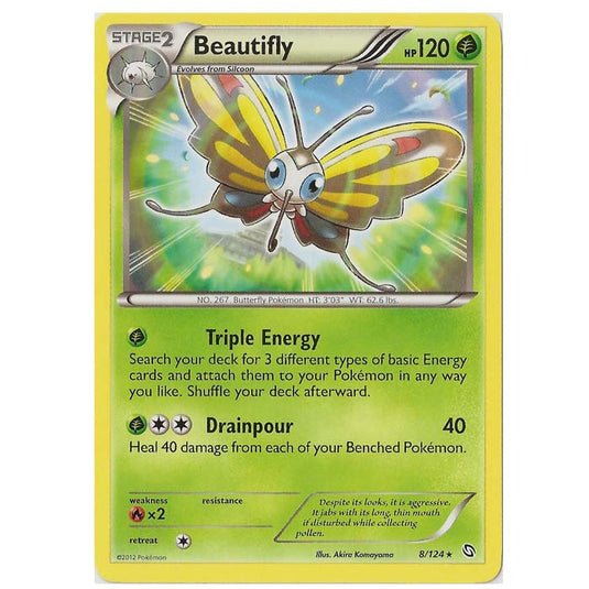 Pokemon - Black & White - Dragons Exalted - Beautifly - 8/124