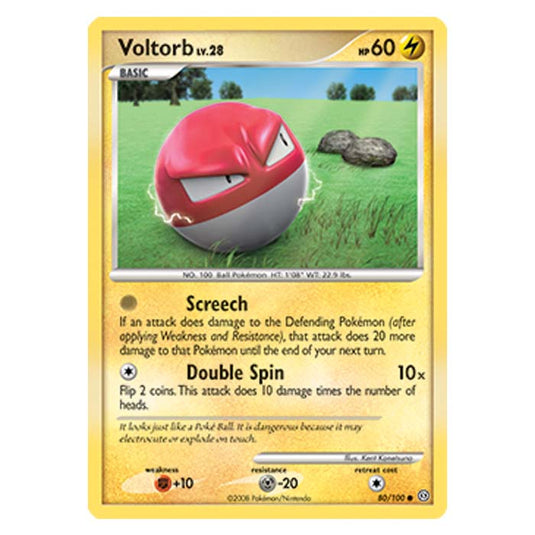 Pokemon - Diamond And Pearl Stormfront - Voltorb - 80/100