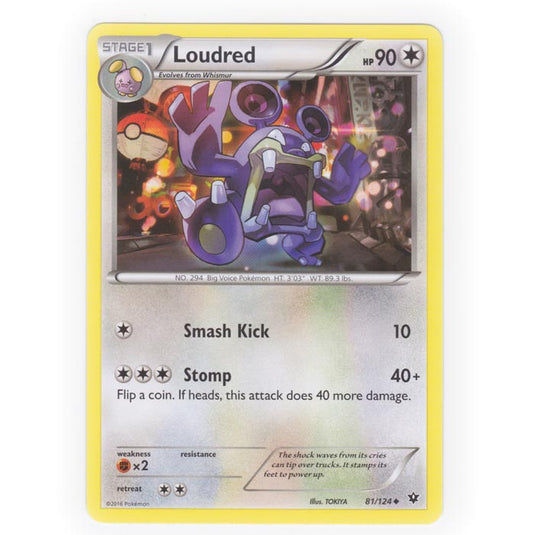 Pokemon - XY - Fates Collide - Loudred - 81/124