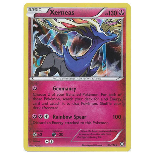 Pokemon - XY - Steam Siege - Xerneas - 81/114