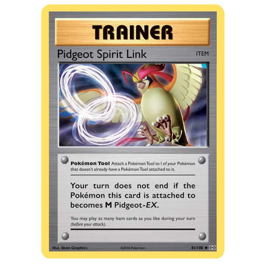 Pokemon - XY Evolutions - Pidgeot Spirit Link - 81/108