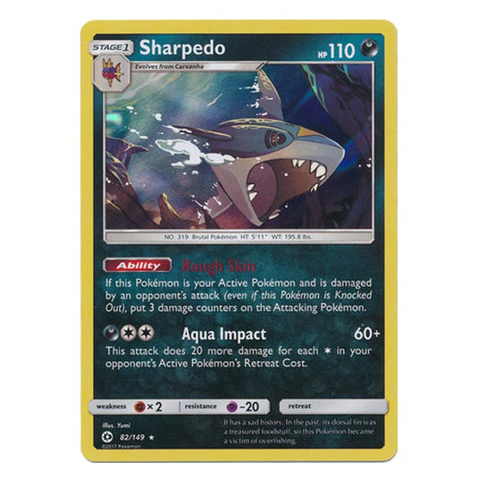 Pokemon - Sun & Moon - Base Set - Sharpedo - 82/149