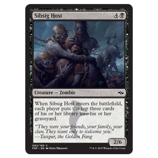 Magic the Gathering - Fate Reforged - Sibsig Host - 82/185