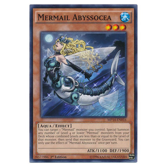Yu-Gi-Oh! - 2014 Mega-Tin Mega Pack - Mermail Abyssocea (Common) MP14-EN016
