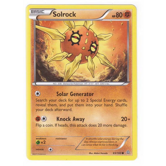 Pokemon - XY Primal Clash - Solrock - 83/160