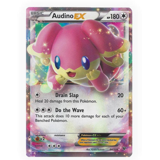 Pokemon - XY - Fates Collide - Audino EX - 84/124