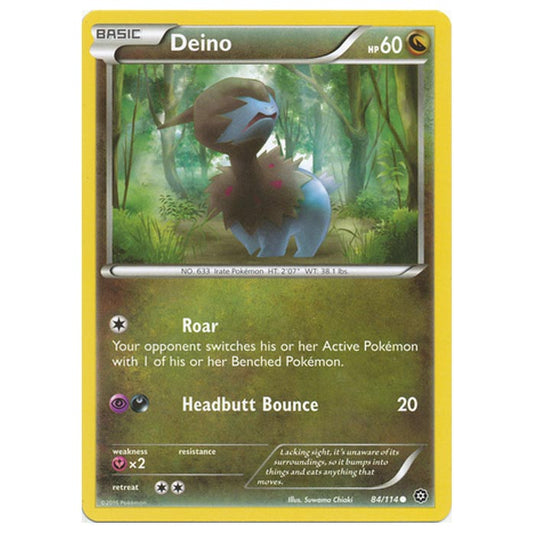 Pokemon - XY - Steam Siege - Deino - 84/114