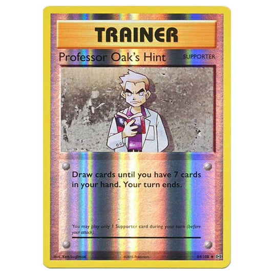 Pokemon - XY Evolutions - (Reverse Holo) - Professor Oaks Hint - 84/108