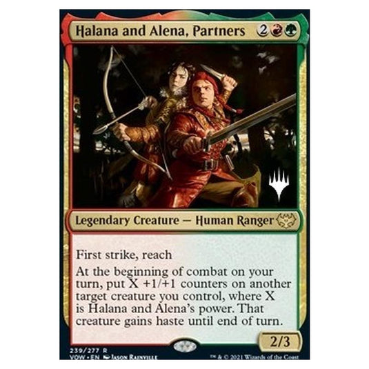 Magic The Gathering - Innistrad: Crimson Vow Promos - Halana and Alena, Partners - 239/277
