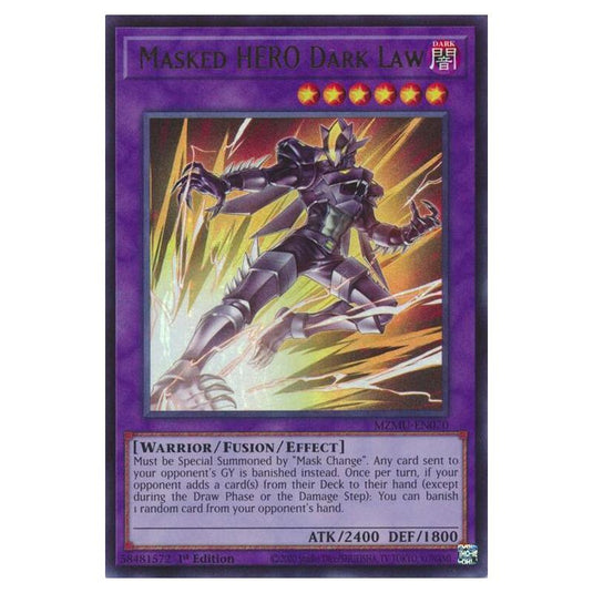 Yu-Gi-Oh! - Maze of Muertos - Masked HERO Dark Law (Ultra Rare) - MZMU-EN070