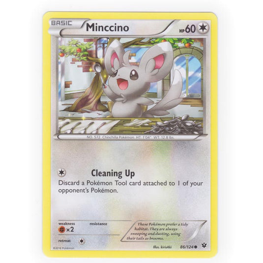 Pokemon - XY - Fates Collide - Minccino - 86/124