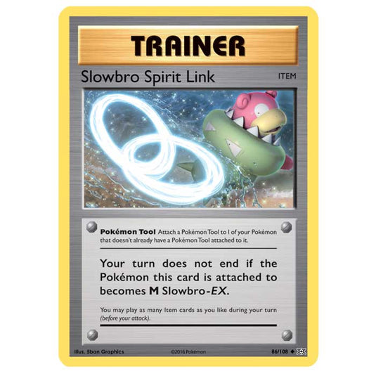 Pokemon - XY Evolutions - Slowbro Spirit Link - 86/108