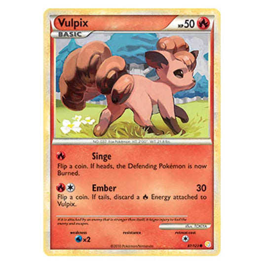 Pokemon - HGSS - Vulpix - 87/123