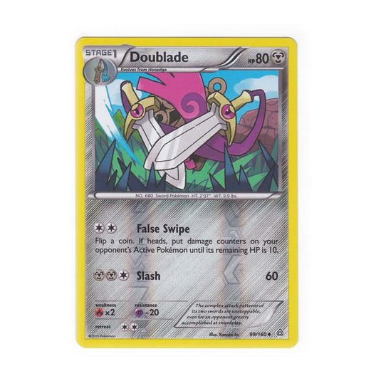 Pokemon - XY Primal Clash - (Reverse Holo) - Doublade - 99/160