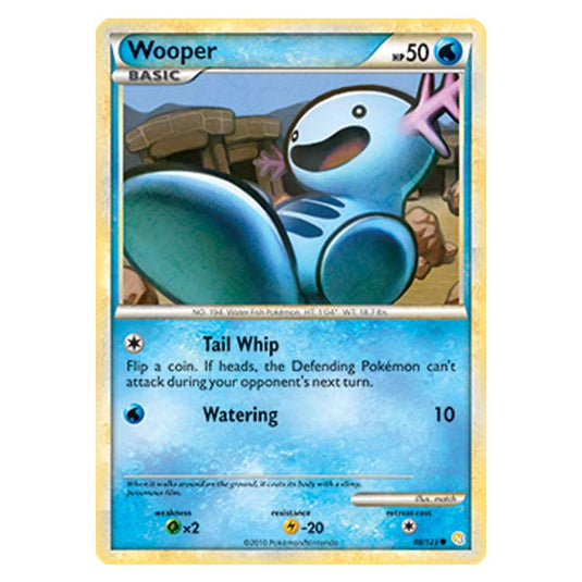 Pokemon - HGSS - Wooper - 88/123