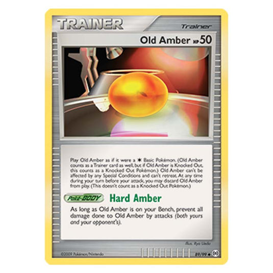 Pokemon - Platinum Arceus - Old Amber - 89/99