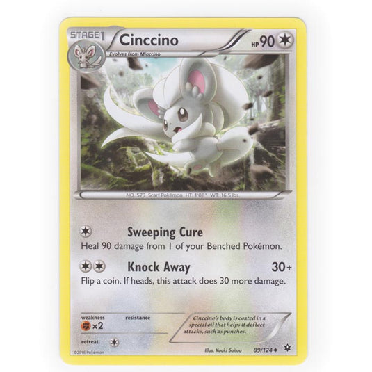 Pokemon - XY - Fates Collide - Cinccino - 89/124