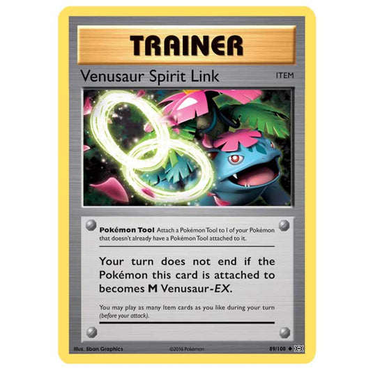 Pokemon - XY Evolutions - Venusaur Spirit Link - 89/108