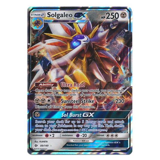 Pokemon - Sun & Moon - Base Set - Solgaleo-GX - 89/149