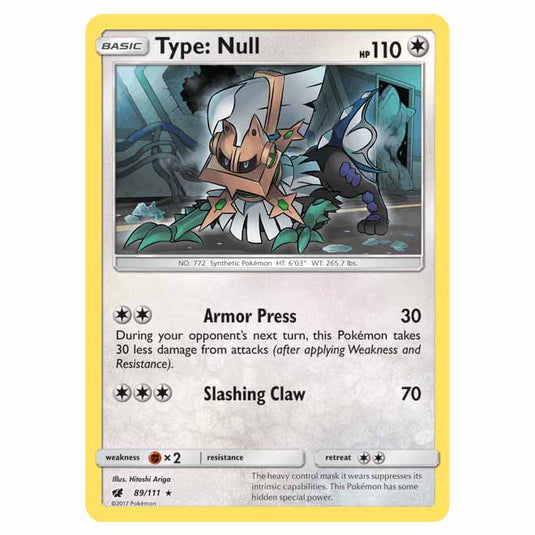 Pokemon - Sun & Moon - Crimson Invasion - Type: Null - 89/111