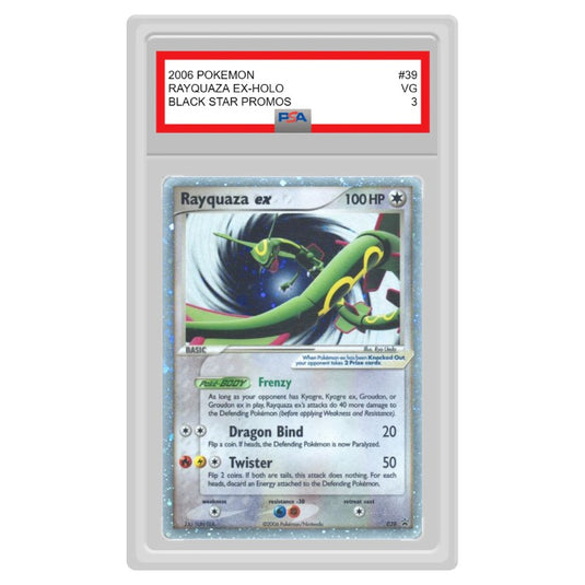 Pokemon - NP - Nintendo Black Star Promos - Rayquaza ex - 39 (Graded Card)