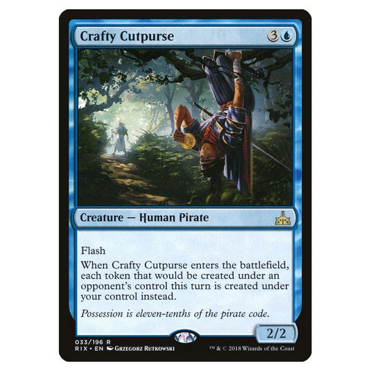 Magic The Gathering - Rivals Of Ixalan - Crafty Cutpurse - 33/196