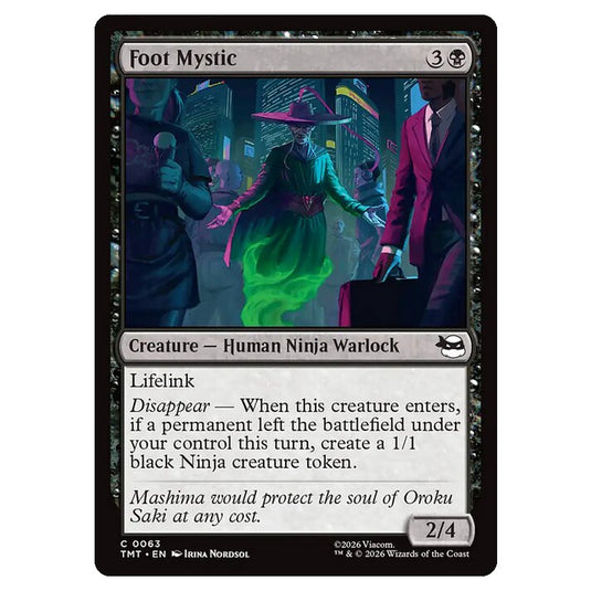 Magic The Gathering - Teenage Mutant Ninja Turtles - Foot Mystic - 0063
