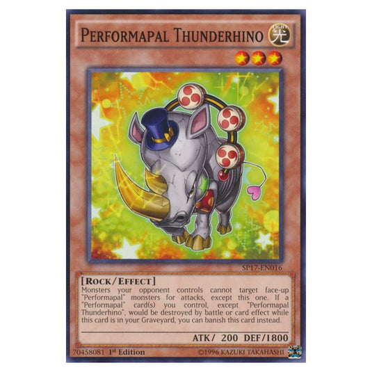 Yu-Gi-Oh! - Star Pack Battle Royal - Performapal Thunderhino (Common) SP17-EN016