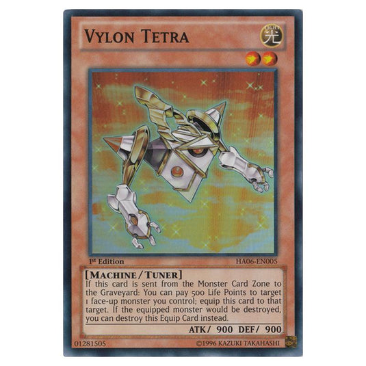 Yu-Gi-Oh! - Hidden Arsenal 6 - Omega Xyz - Vylon Tetra (Super Rare) HA06-EN005