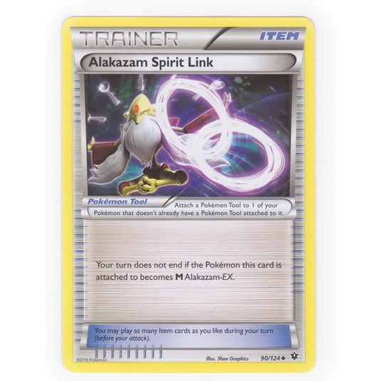 Pokemon - XY - Fates Collide - Alakazam Spirit Link - 90/124