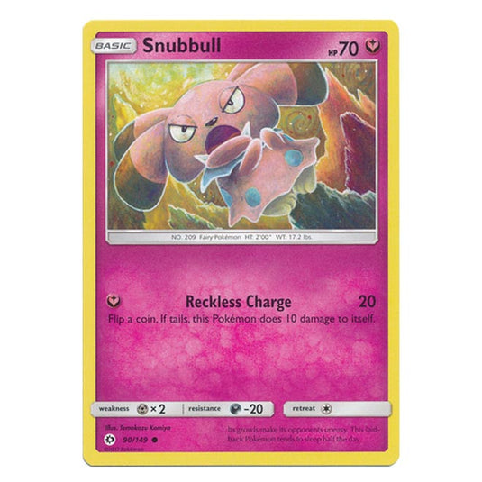 Pokemon - Sun & Moon - Base Set - Snubbull - 90/149