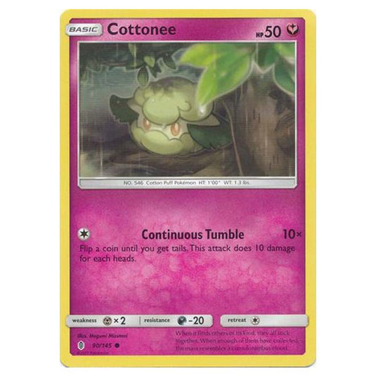 Pokemon - Sun & Moon - Guardians Rising - Cottonee - 90/145