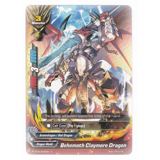 Future Card Buddyfight - Break To The Future - Behemoth Claymore Dragon - 90/135