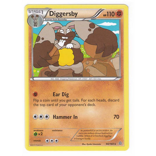 Pokemon - XY Primal Clash - Diggersby - 90/160