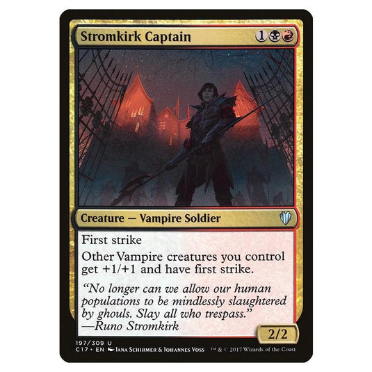 Magic The Gathering - Commander 2017 - Stromkirk Captain - 197/309