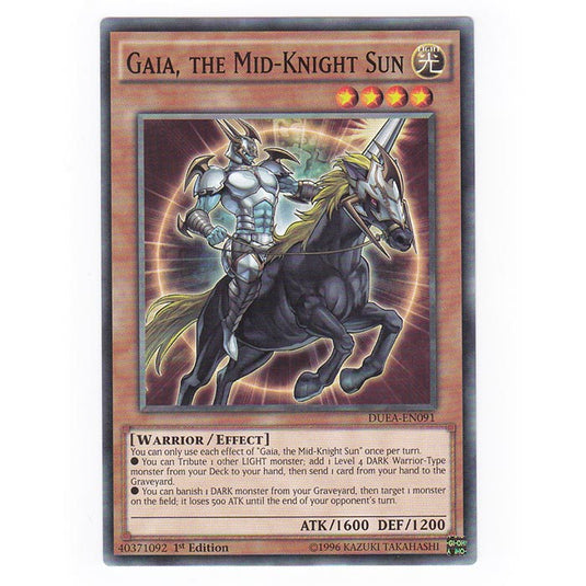 Yu-Gi-Oh! - Duelist Alliance - Gaia, the Mid-Knight Sun - 91/99