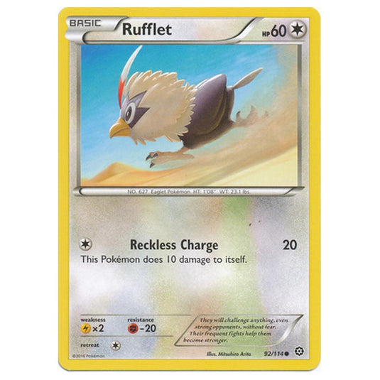 Pokemon - XY - Steam Siege - Rufflet - 92/114