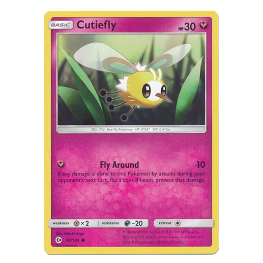 Pokemon - Sun & Moon - Base Set - Cutiefly - 92/149