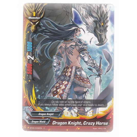 Future Card Buddyfight - Break To The Future - Dragon Knight Crazy Horse - 92/135
