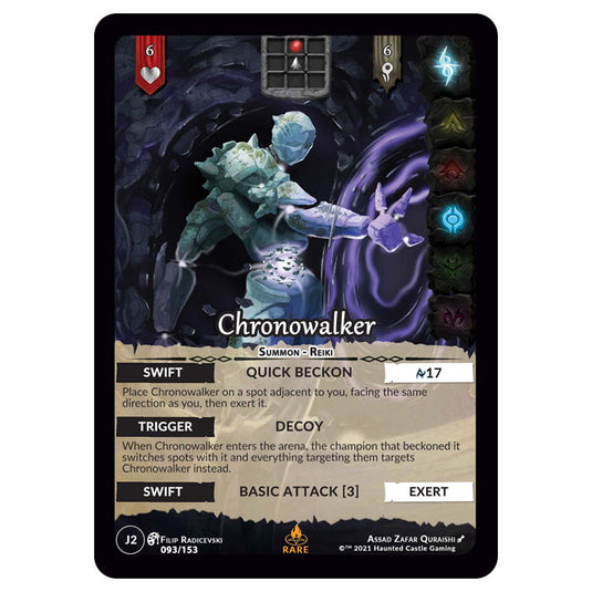 Genesis Battle of Champions - Welcome to Jaelara - Chronowalker (Rare) J2093